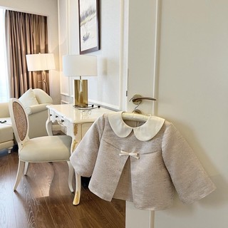 Joie des roses - áo dạ phối màu celeste set