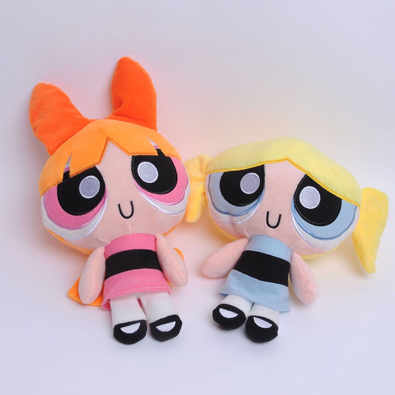 Mới Set 3 Thú Nhồi Bông Hình Nhân Vật Phim Powerpuff Girls 20cm