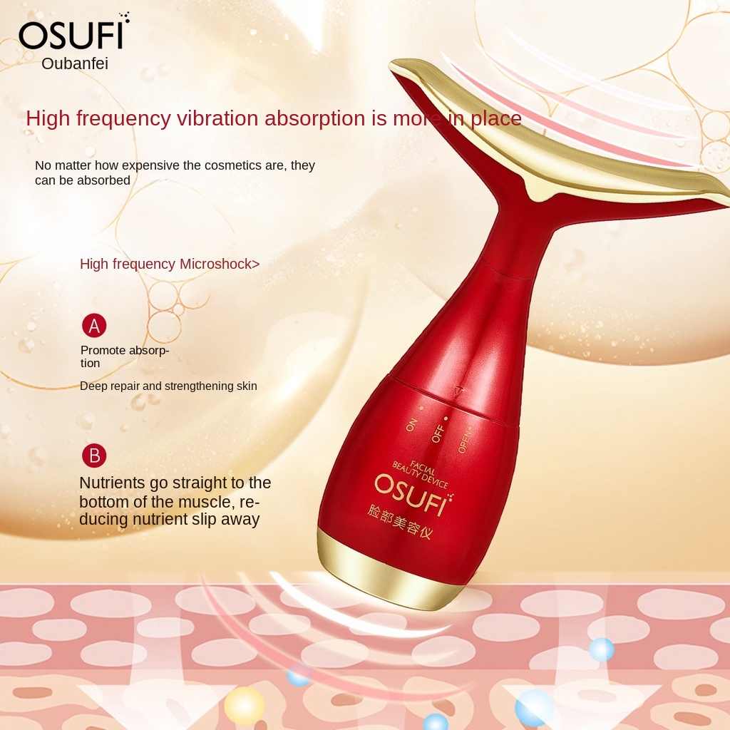 Oushufei Máy Làm Đẹp Nâng Cơ Mặt Và Làm Săn Chắc Da Loại Cá Heo Loại v / Mờ Nếp Nhăn