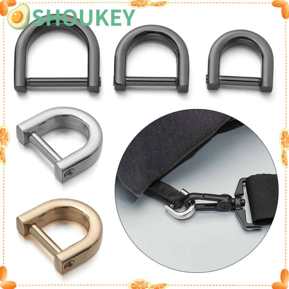 Phụ Kiện Khóa Kim Loại Hình Chữ D Cho Dây Đeo Túi Xách Tiện Dụng