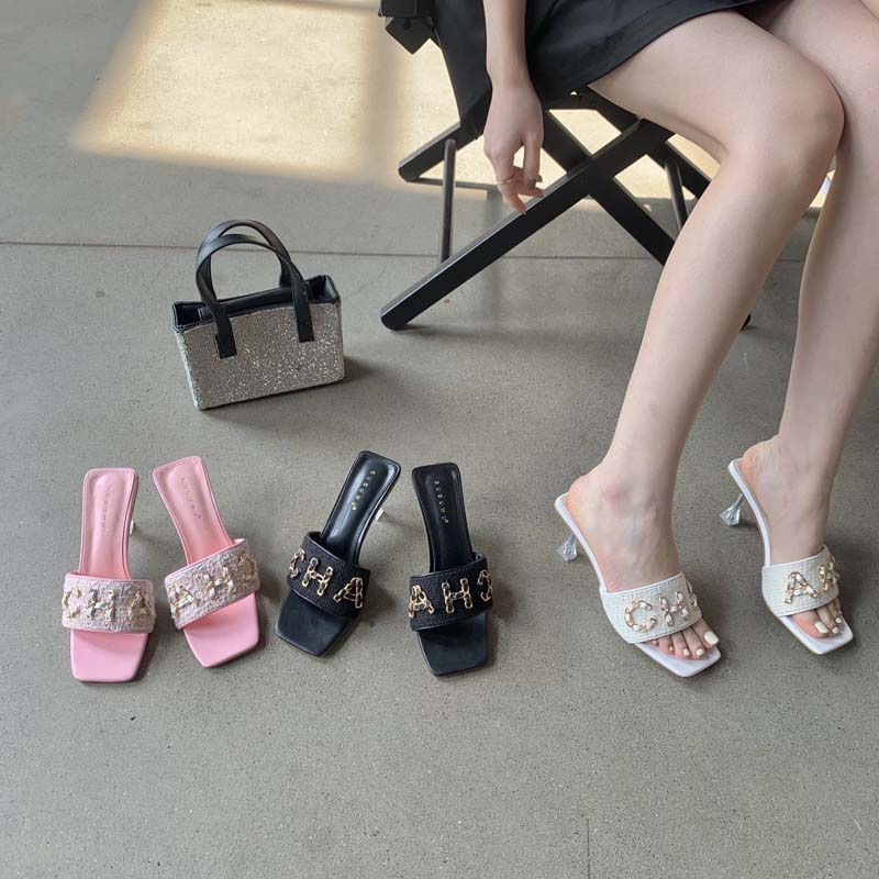 Sandal Cao Gót Hở Ngón Thiết Kế Mới Thời Trang 2023 Dành Cho Nữ