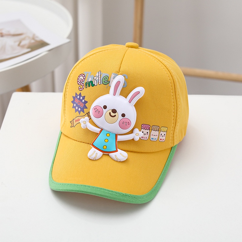 Mũ Lưỡi Trai Chống Nắng Họa Tiết Thỏ / Vịt Siêu Dễ Thương Thời Trang 2023 Cho Bé