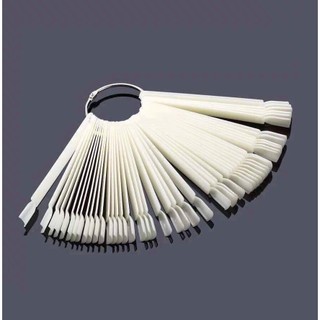 Móng que tập sơn, tập vẽ nail đầu vuông gói 50 móng