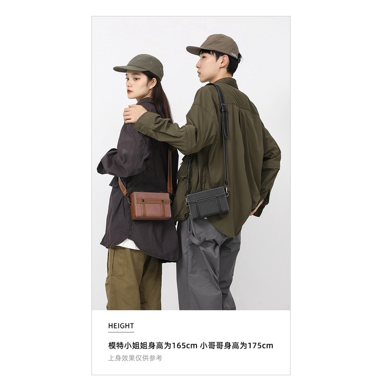 Túi Đeo JASMIN NOIR Chéo Vai Bằng Da PU Có Khóa Dành Cho Nữ