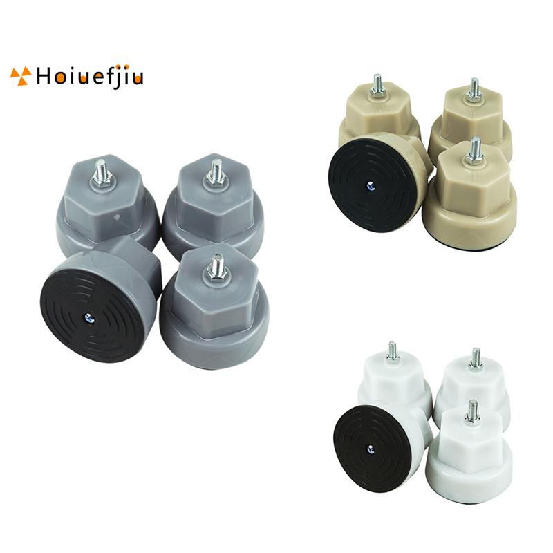 Bộ 4 Miếng Đệm Chân Đứng Chống Ồn Màu Xám Cho Máy Giặt