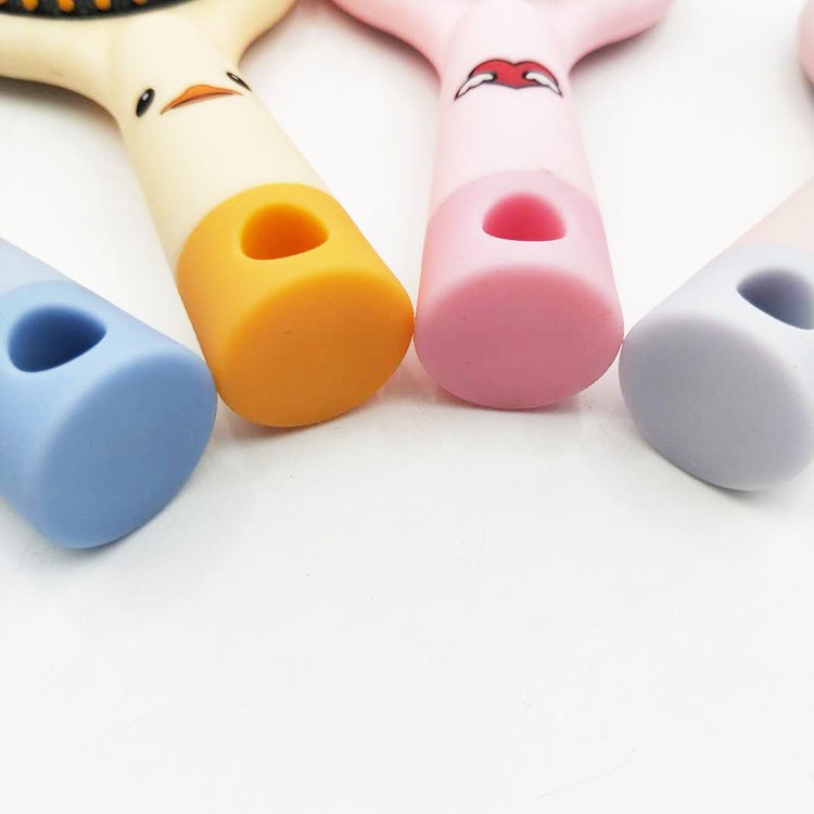 1 Lược Chải Tóc Túi Khí Mát Xa Chống Tĩnh Điện Tích Hợp Gương Cầm Tay Thiết Kế Hoạt Hình Dễ Thương Cho Nữ