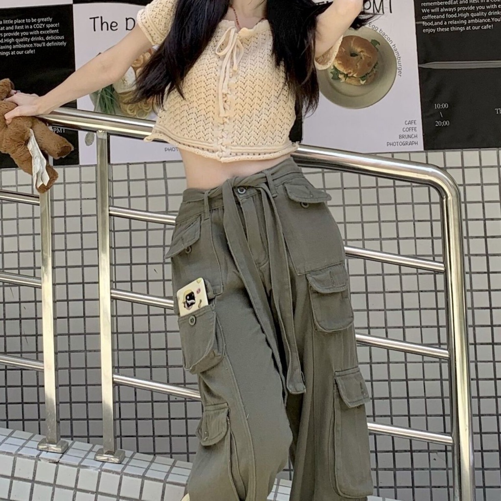 Áo Croptop Tay Ngắn Phong Cách Retro Hợp Thời Trang Hè Cho Nữ