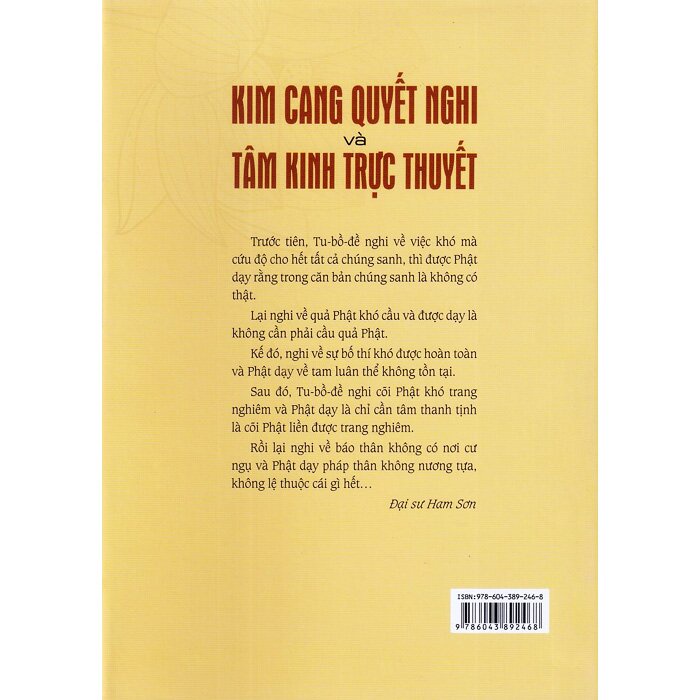 Sách - Kim Cang Quyết Nghi Và Tâm Kinh Trực Thuyết (Bìa Cứng)