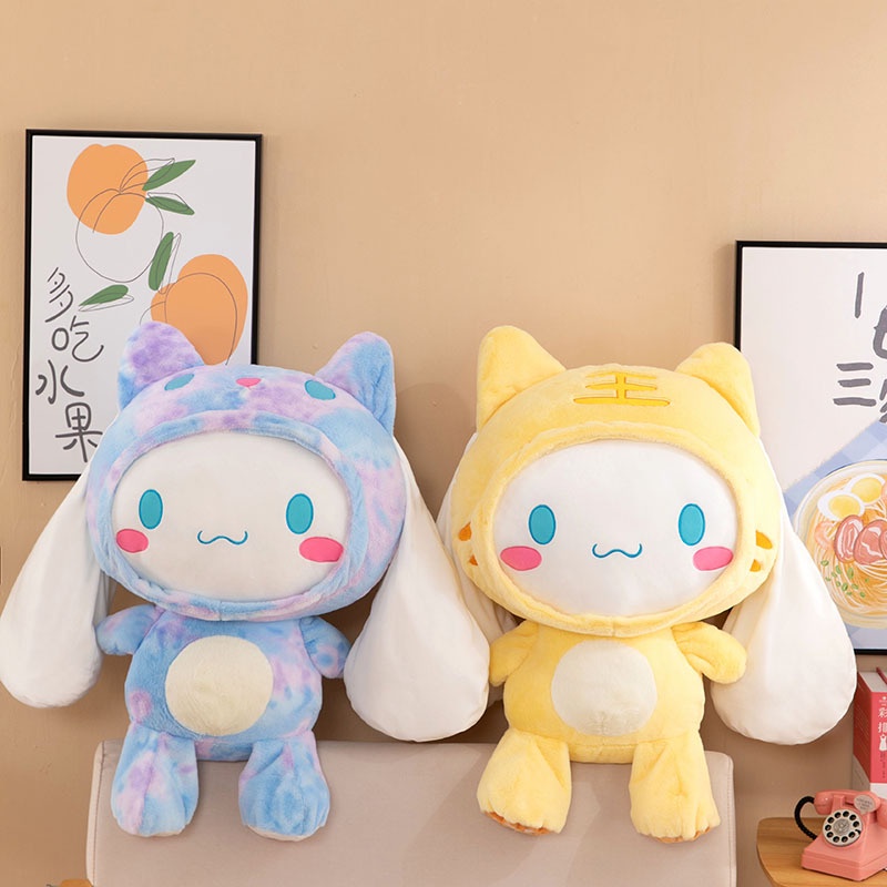 SANRIO Thú Nhồi Bông Hình Cinnamoroll / Hổ / Thỏ Đáng Yêu Trang Trí