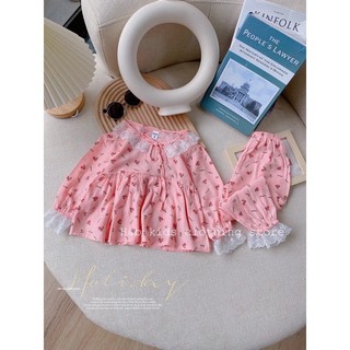 Bộ pijama cho bé gái dễ thương bao xinh