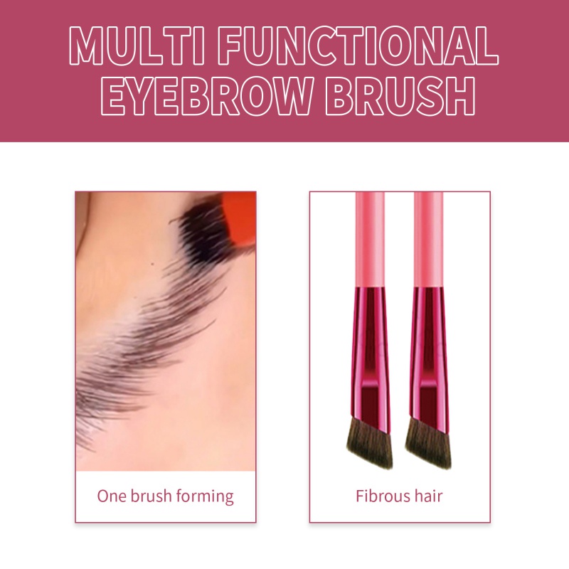 Set 2 Cọ Trang Điểm Sợi Siêu Mềm Đa Năng