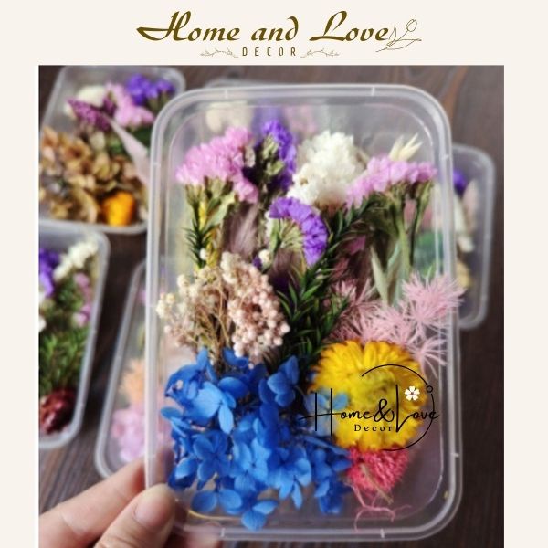 🌸 Hoa khô mix tổng hợp 🌸 trang trí resin, tranh hoa khô, nến thơm
