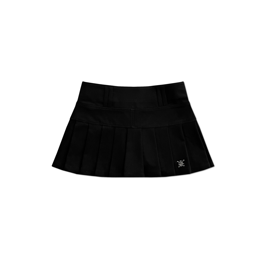 DVRK - Chân Váy Xếp Ly Lưng Thấp Privé Low-Rise Pleated Mini Skirt-DVRK-23SS