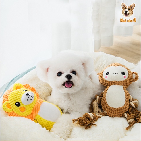 Đồ Chơi Gặm Chó Chó - Đồ Chơi Dây Vặn Thừng Cao Cấp Cho Chó