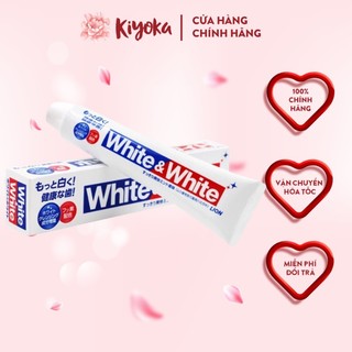 [NỘI ĐỊA NHẬT] Kem Đánh Răng White&White Nhật Bản - Tuýp 150g