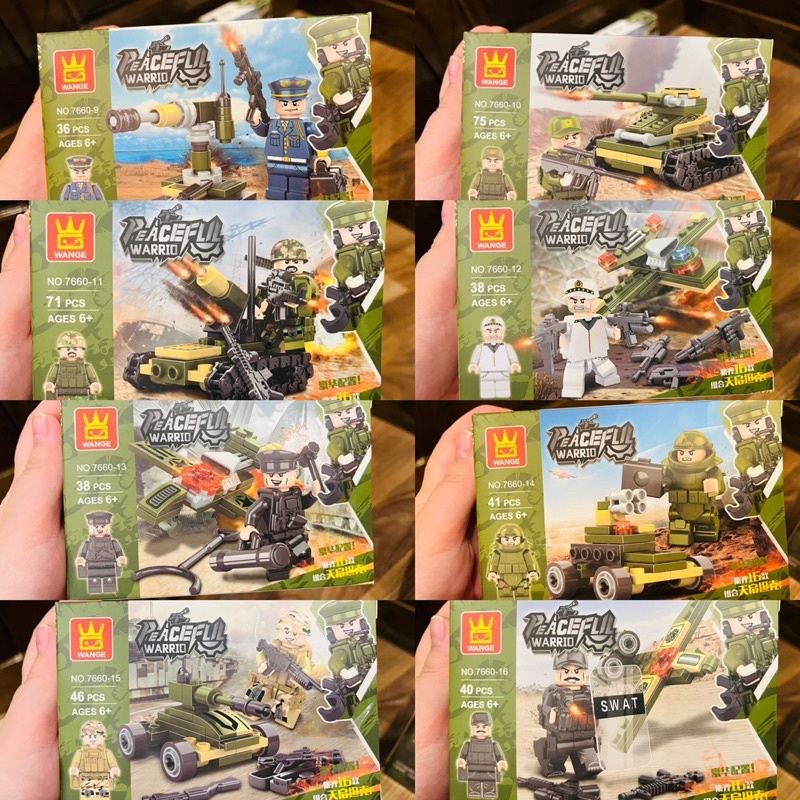 Lắp ghép Lego xe tăng mô hình nhỏ