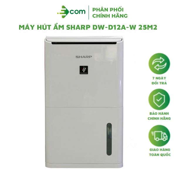 Máy Hút Ẩm Sharp DW-D12A-W (4L) - Hàng chính hãng