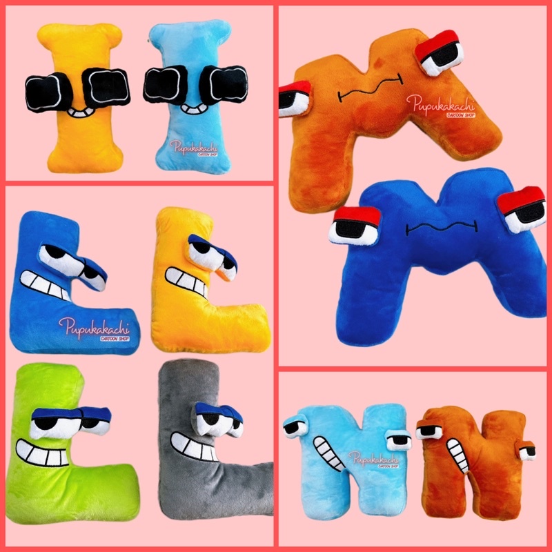 Gấu Bông Chữ Cái, Chữ Số Hot Hit Dễ Thương, Thú Bông Chữ Số Cho Bé