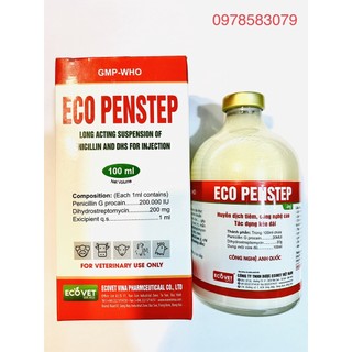 Eco Penstrep Toàn Thắng Tiêu chay, ho tho, viem vu, viêm tư cung, viem khop, bỏ an không rõ nguyen nhân