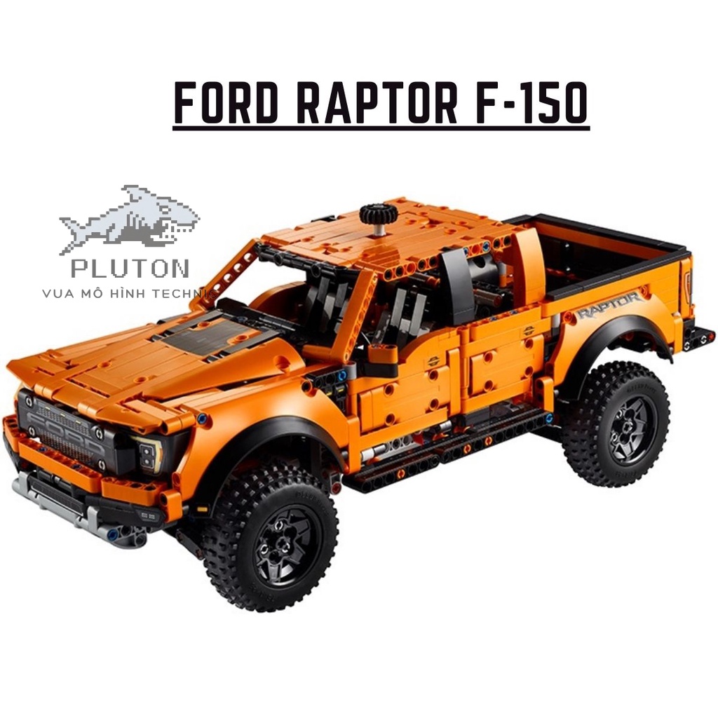 Mô hình lắp ráp siêu xe technic Ford Raptor F150 Mô hình technic tỉ lệ 1:10 với 1378 PCS cung cấp bảo hành bởi Pluton
