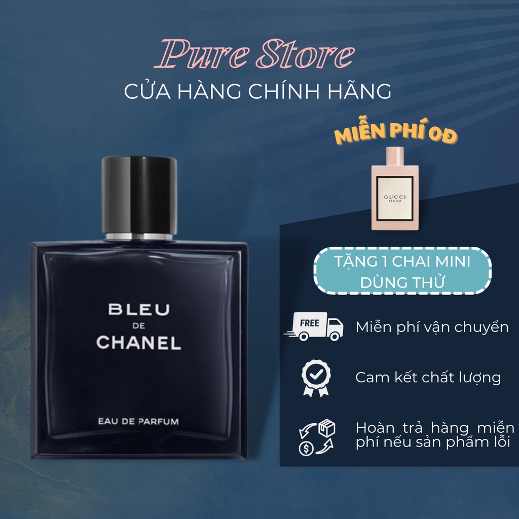 Nước hoa Blue de Chanel Nam tính, nươc hoa nam quyến rũ 100ml