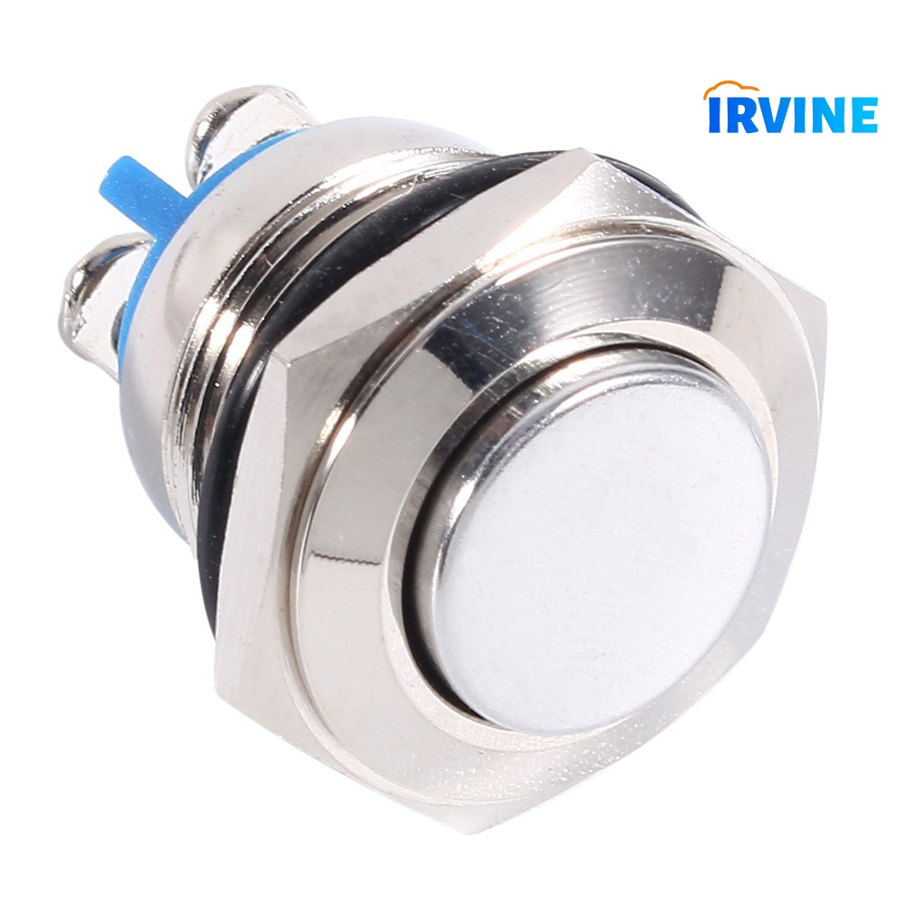 Công Tắc Nhấn / Tắt Còi Xe Hơi Bằng Kim Loại Chống Nước 12V 16mm