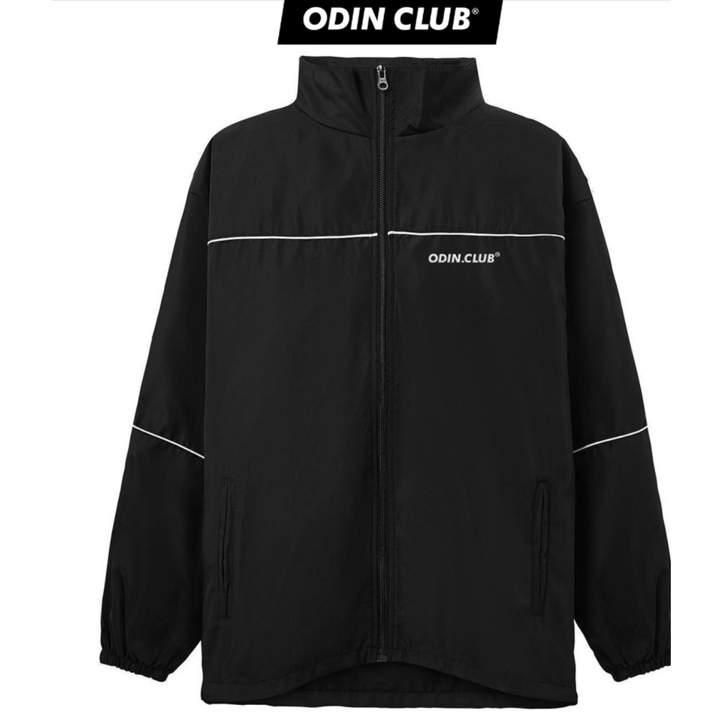 Áo Khoác Unisex ,Áo Khoác Gió Nam Nữ Màu Đen Local Brand Odin Club Hot 2023