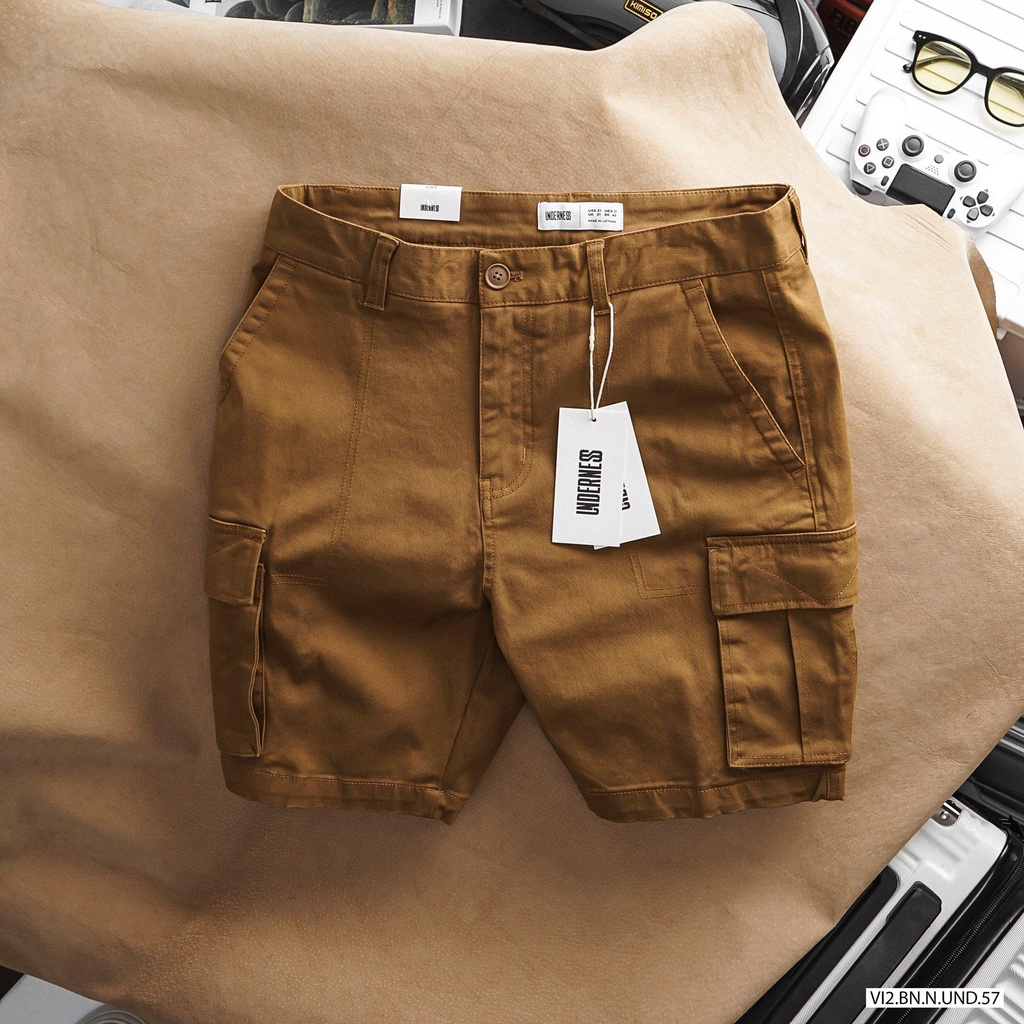 Quần Lửng Kaki Nam Túi Hộp, Phom Trên Gối