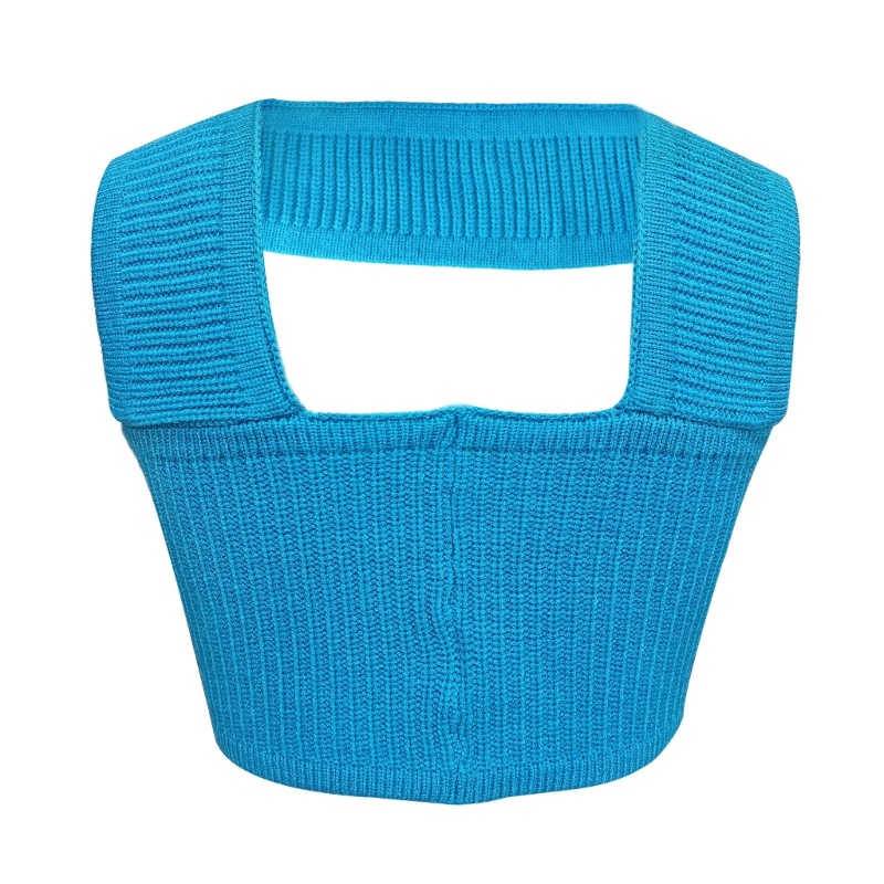 Áo Hai Dây Dệt Kim Hở Lưng Thời Trang Quyến Rũ Cho Nữ