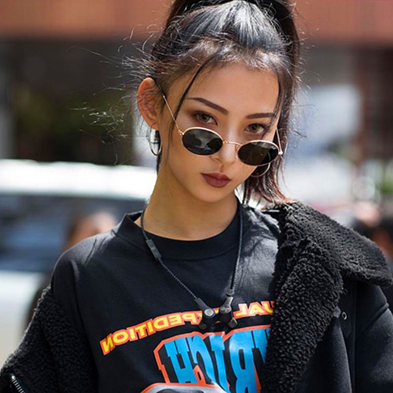 Kính Mát Gọng Tròn Phong Cách Steampunk Trung Hoa Cổ Điển Thời Trang Mùa Hè Cho Nam