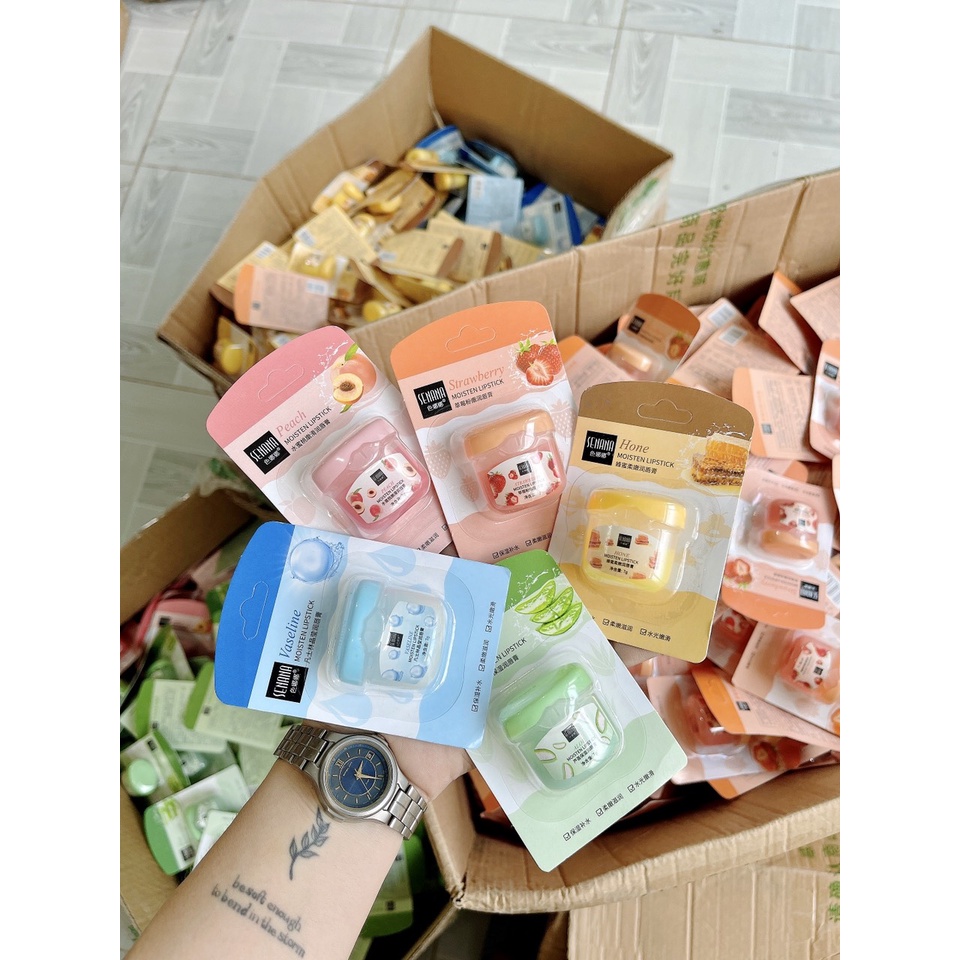 Hủ Son Dưỡng 99% thiên nhiên lành tính đáng yêu Iman of Noble 7g  nội địa sỉ rẻ lipbalm