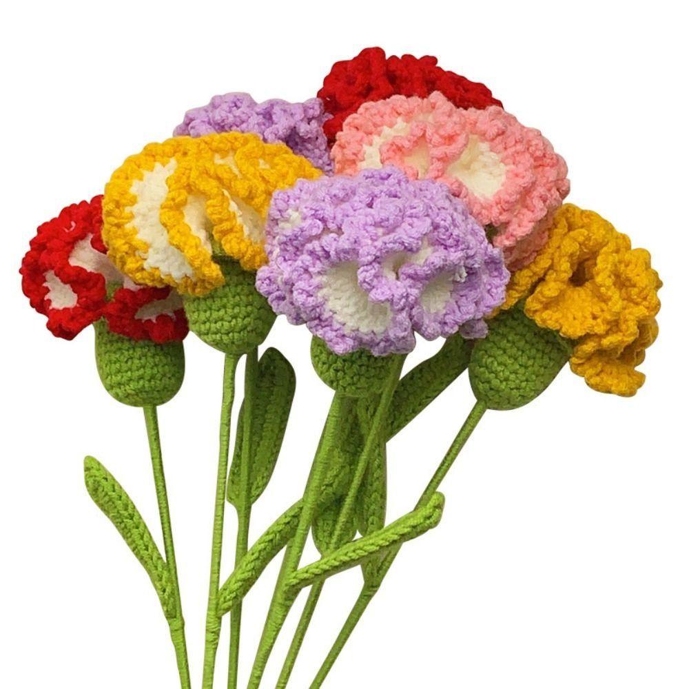 AVALENTINE Hoa Giả Đan Tay Để Bàn Trang Trí Nội Thất
