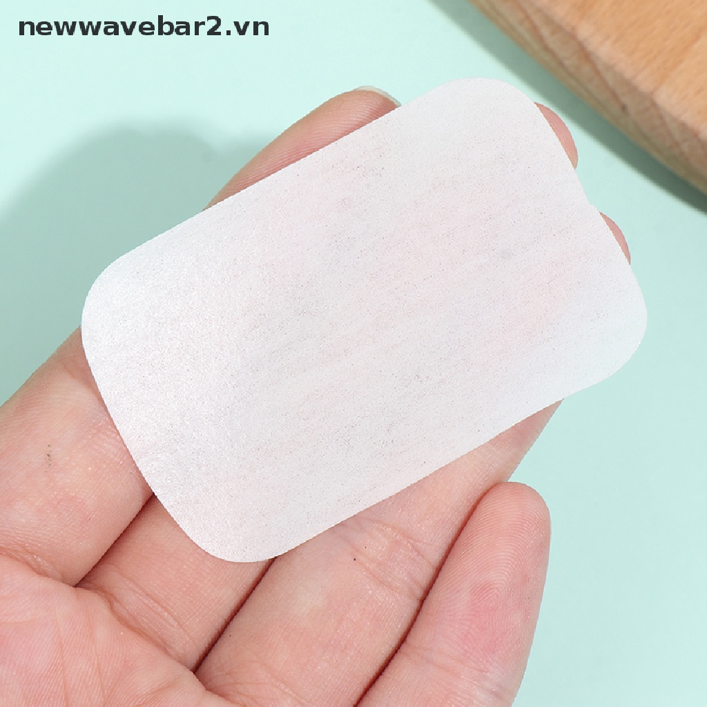 Set 100 Giấy Xà Phòng Rửa Tay Tiện Lợi Khi Đi Du Lịch
