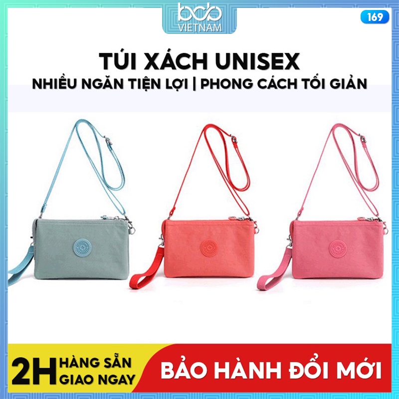 Túi Đeo Chéo Đưa Thư Nhỏ Gọn Túi Dạo Phố Đi Làm Đi Chơi Nhiều Màu Nhiều Ngăn Đựng 169