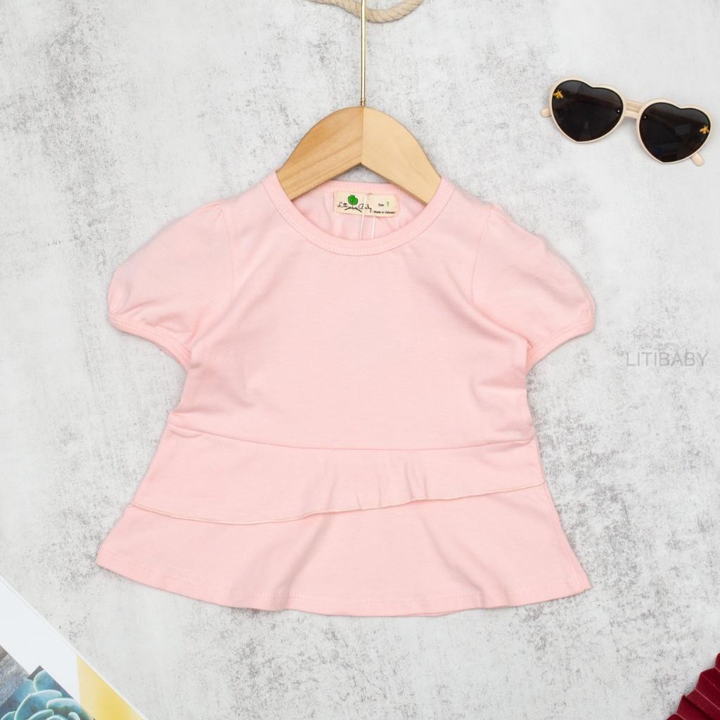 Áo thun cho bé gái, size 1 - 10 tuổi , áo phông bé gái chất cotton mềm mát - BONGKIDS