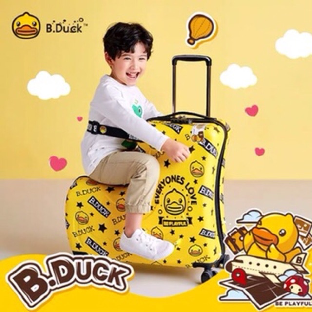 Vali kéo cho bé nhập khẩu chính hãng B.DUCK size 20/24inch