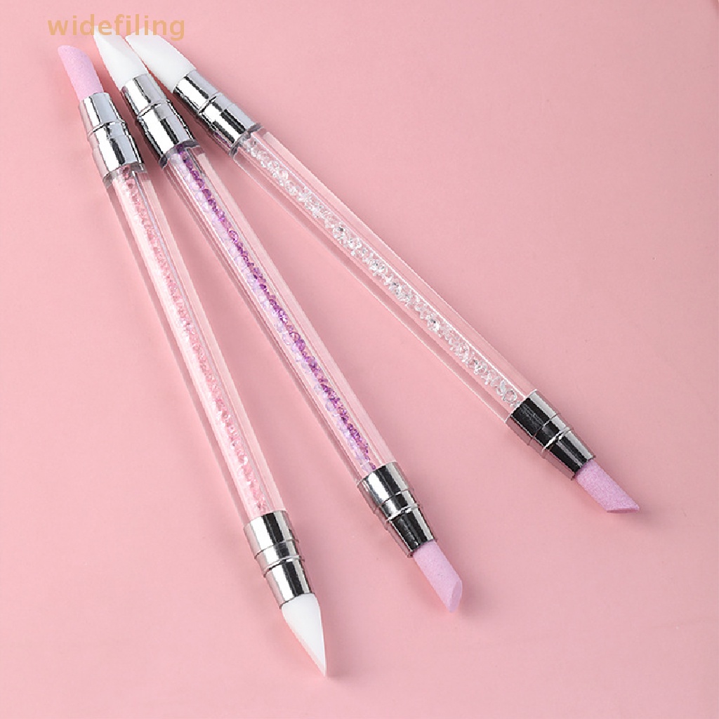 1 Cây Bút Silicone Hai Đầu Đính Đá Trang Trí Móng Tay Nghệ Thuật