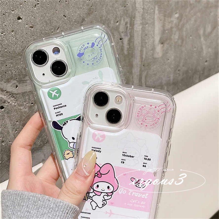 Ốp Điện Thoại Mềm Họa Tiết Hoạt Hình Pochacco Sáng Tạo Cho IPhone 14 13 12 11 Pro Max Se2020 X Xr Xs Max 7 8 Plus