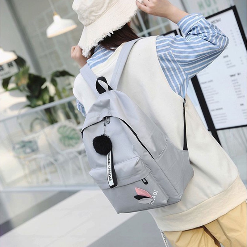 Ba Lô Đi Học / Du Lịch Cỡ Lớn Phong Cách Hàn Quốc Cho Nữ