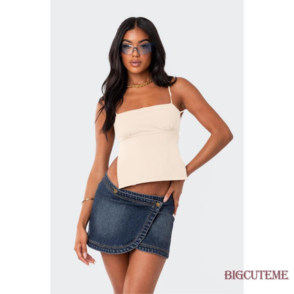 Áo Hai Dây Màu Sắc Thời Trang Mùa Hè Quyến Rũ Cho Nữ