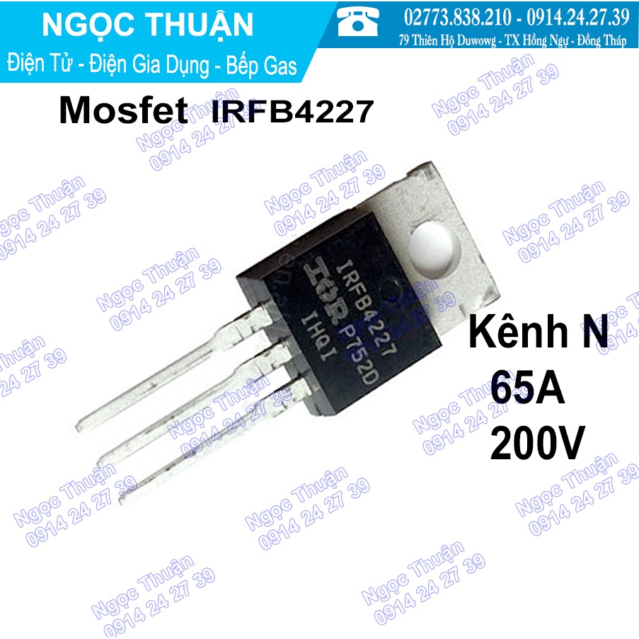 Mosfet IRFB4227 KÊNH N  65A 200V
