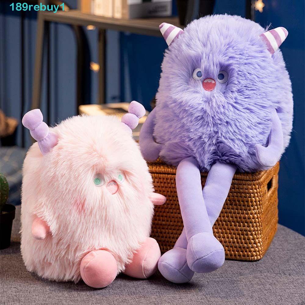 Đồ chơi nhồi bông Hình Anime Mắt To Mềm Mại Trang Trí Nhà Cửa / Làm Quà Tặng Cho Bé REBUY1