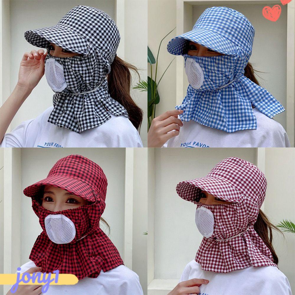 Mũ Chống Nắng Kèm Tấm Che Mặt Và Cổ Chống Tia UV Thời Trang Mùa Hè