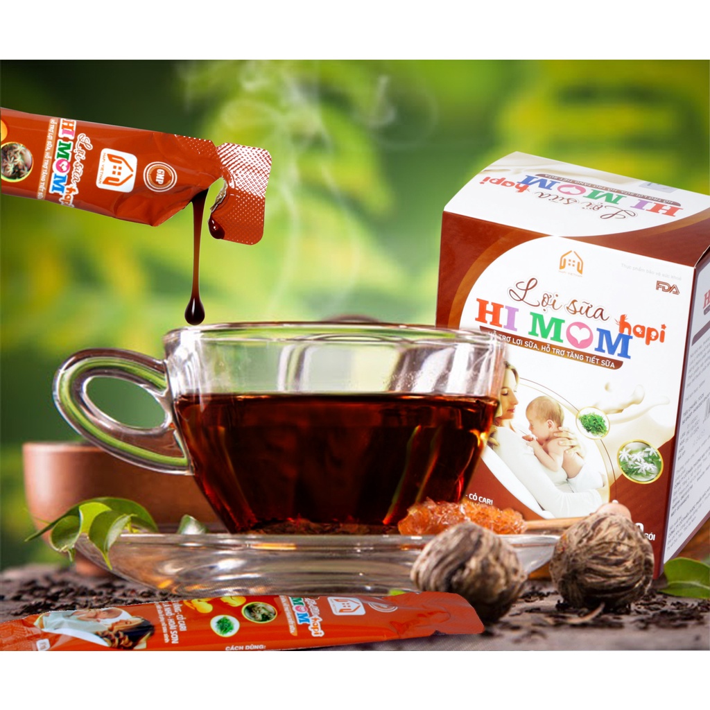 Lợi sữa Hi Mom - Sữa nhiều hơn, thơm hơn, đặc hơn, mát hơn, thông tắc tia sữa Tặng Kèm Quà