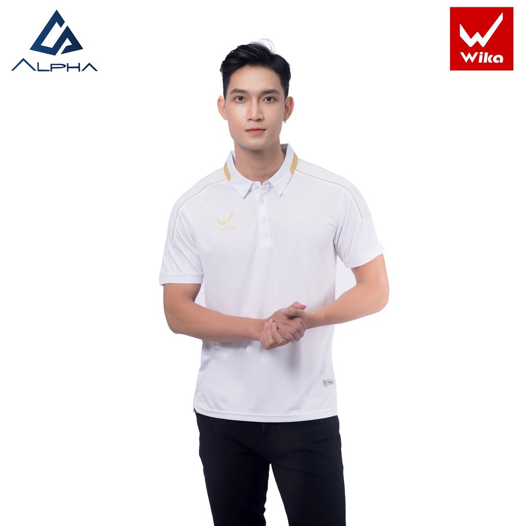 Áo Polo WIKA Alpha Chất Liệu Polyester Thoáng Mát Mềm Mịn