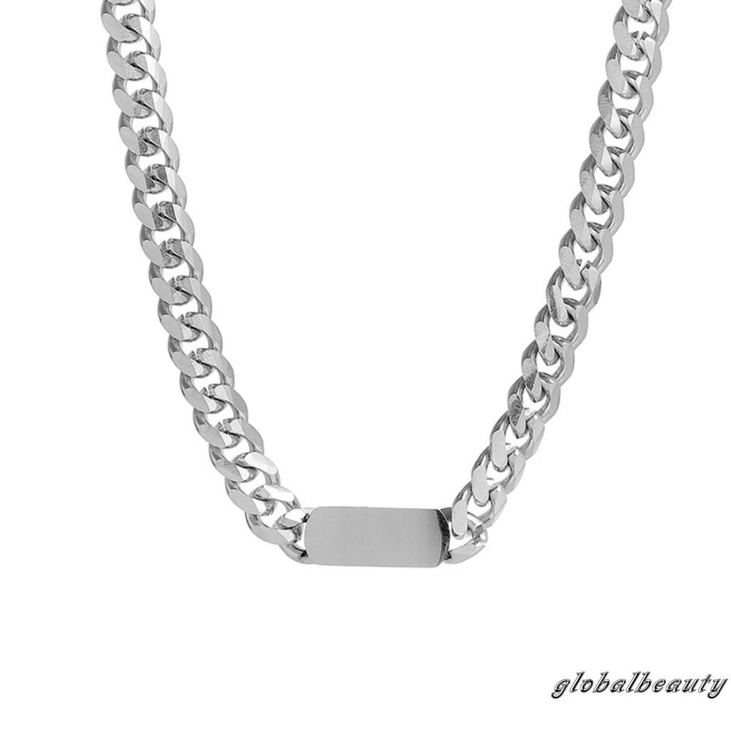 Vòng cổ Thép Titan Phong Cách Hip Hop Có Thể Điều Chỉnh Cho Nam Và Nữ