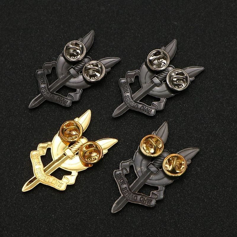 Huy Hiệu Cài Áo In Logo SAS 1942 Kiểu Hoàng Gia Anh Dễ Thương