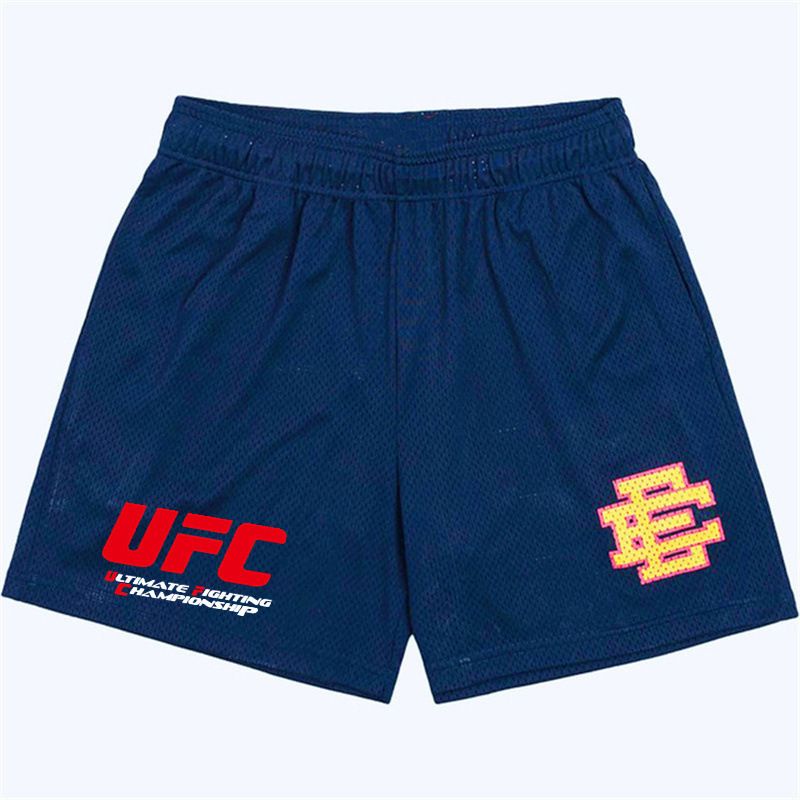 Eric Emanuel Quần Short Bóng Rổ Mỹ Siêu Nhẹ Phối Lưới Thoáng Khí Nhanh Khô Phong Cách Đường Phố 4 Tấc Dài Đến Đầu Gối Cho Nam Và Nữ