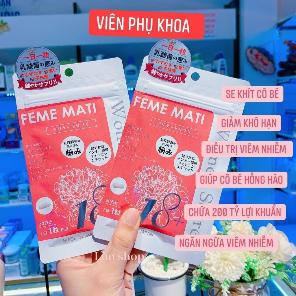 Viên Uống Feme Mati 30 Viên Hàng Chính Hãng Nhật Bản