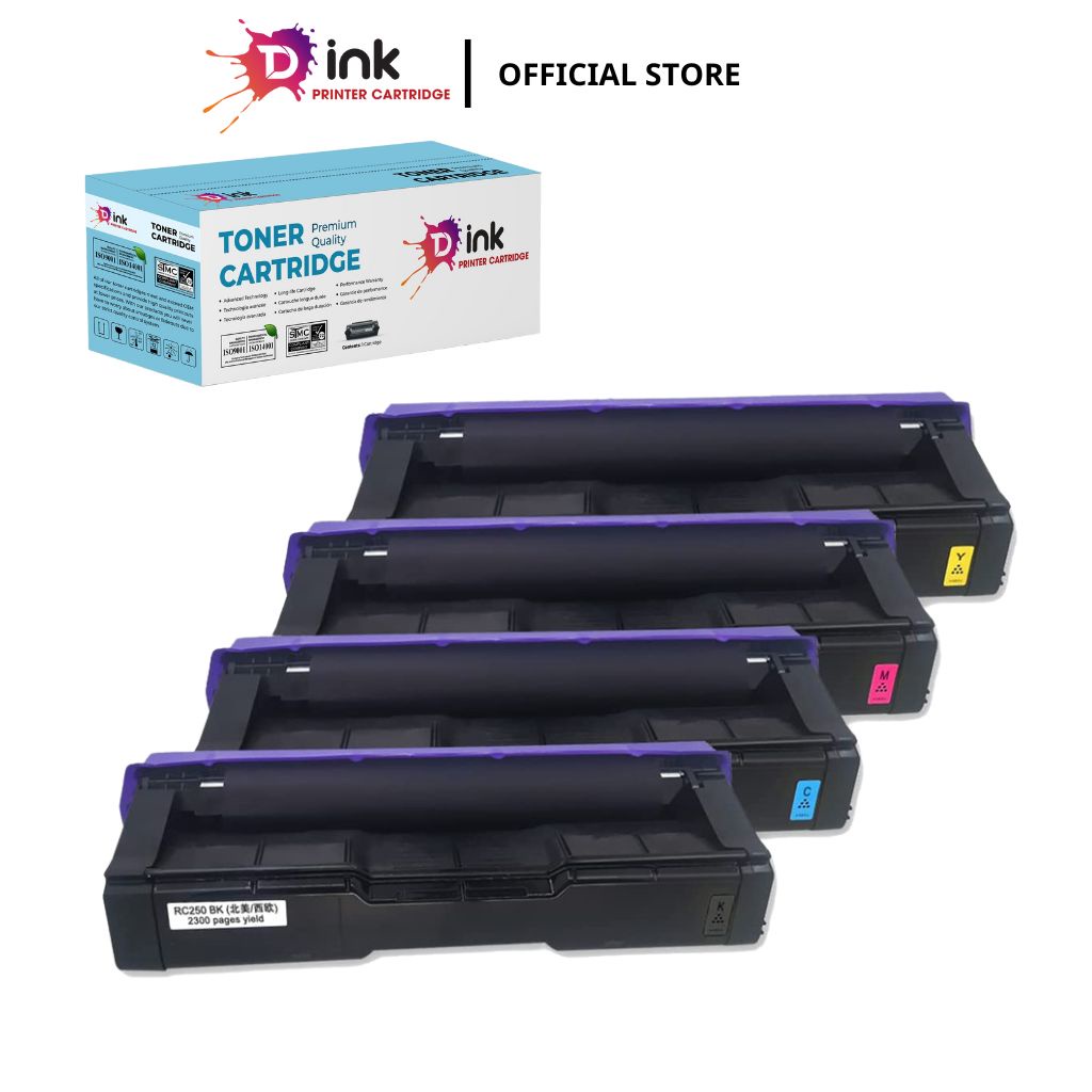 Hộp mực Ricoh màu SPC250 TD INK cho Máy SP C250dn/ C260dnw/C261sf/C250sf/C252dn hàng nhập khẩu fuubo